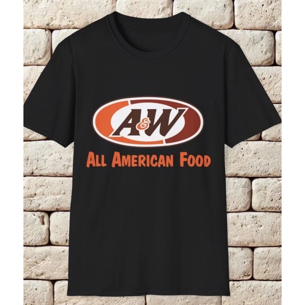 A&W Restaurants Restaurant Logo Unisex T-Shirt Adult‎ Size Small